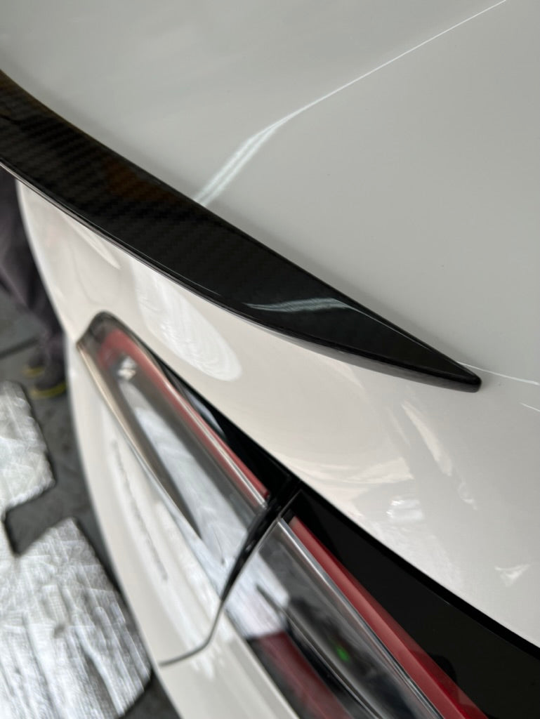 KPA Model Y VS Style Dry Carbon Spoiler (Gloss Finish)