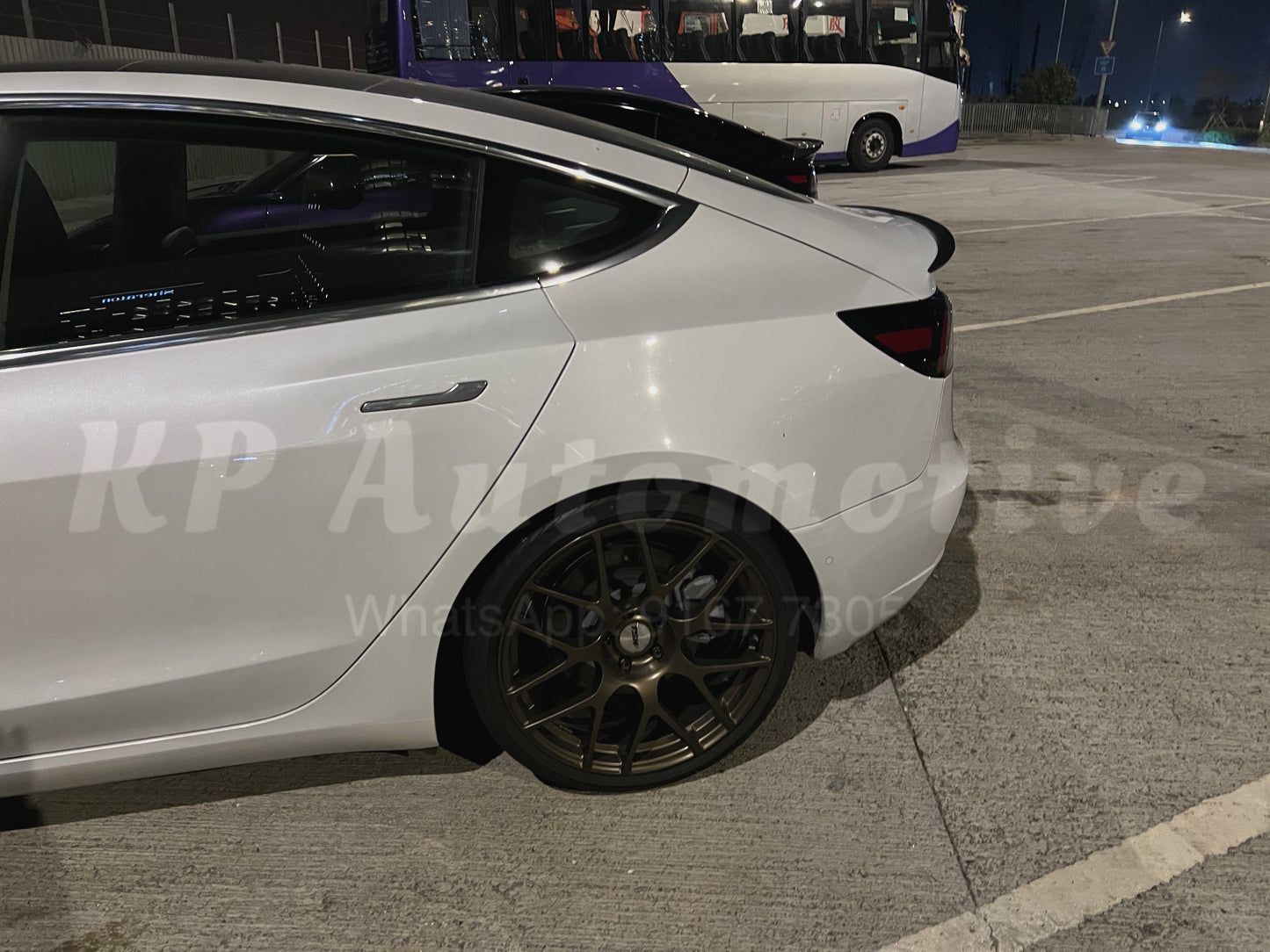 KPA Model 3 Matte Carbon Performance Style Spoiler