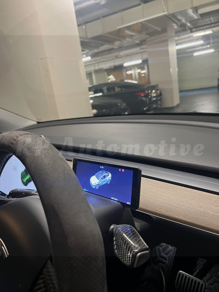 T6 CarPlay Steering Wheel Touchscreen Display for Tesla Model 3/Y with Front Camera