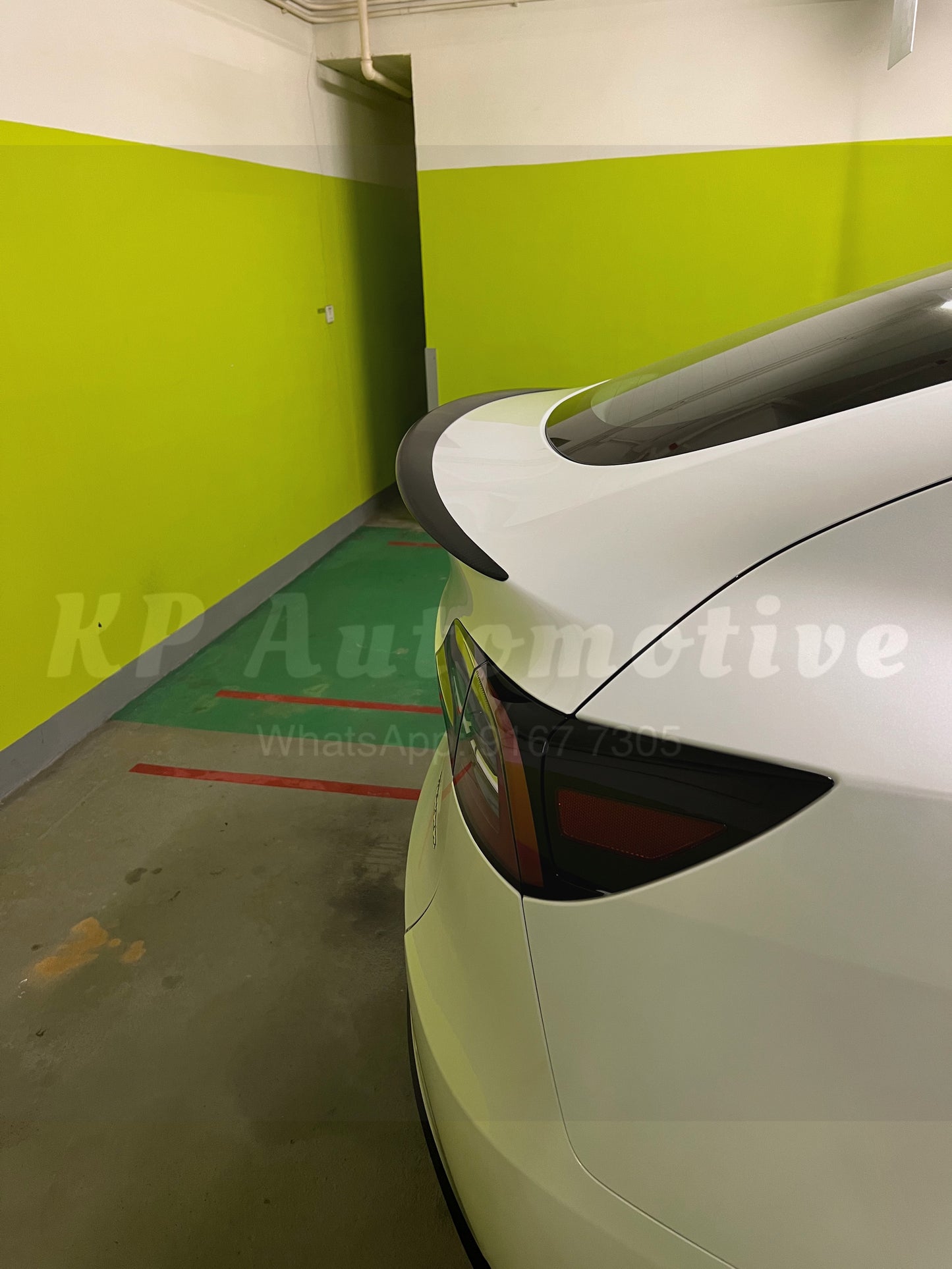 KPA Model Y Dry Carbon Performance Style Spoiler (Matte Finish)