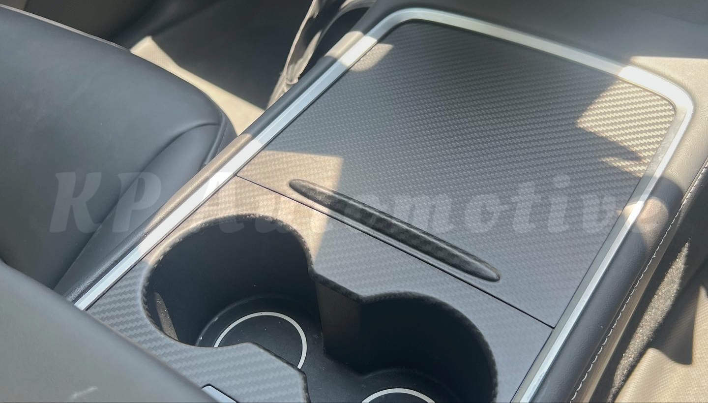 2021+ Model 3/Y Full Dry Carbon Center Console Package (Matte Carbon Fiber)